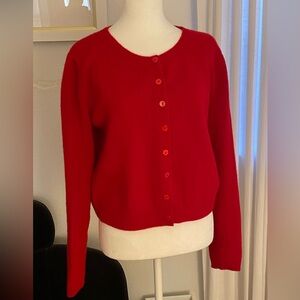 Reformation Red Cashmere Women's Cardigan